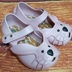 Mini Melissa Bunnies toddler 5 pink